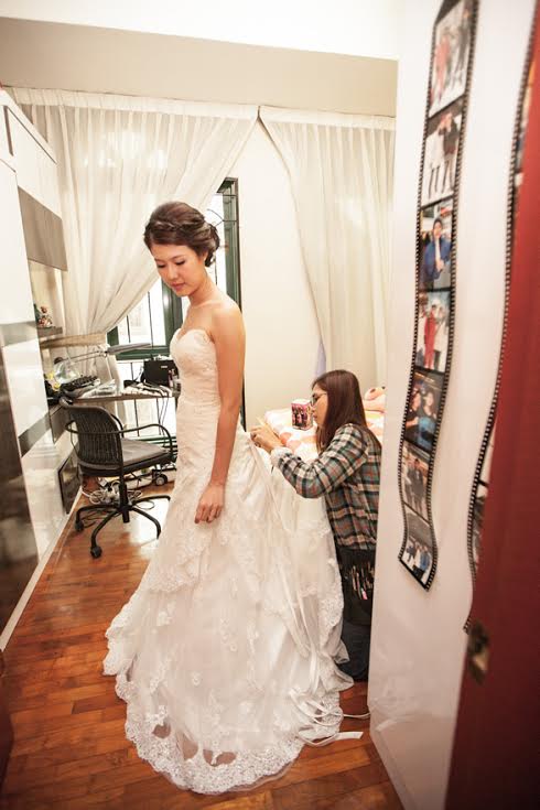 Karis Chiu Makeup, elegant bride