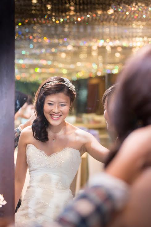 Karis Chiu Makeup, elegant bride