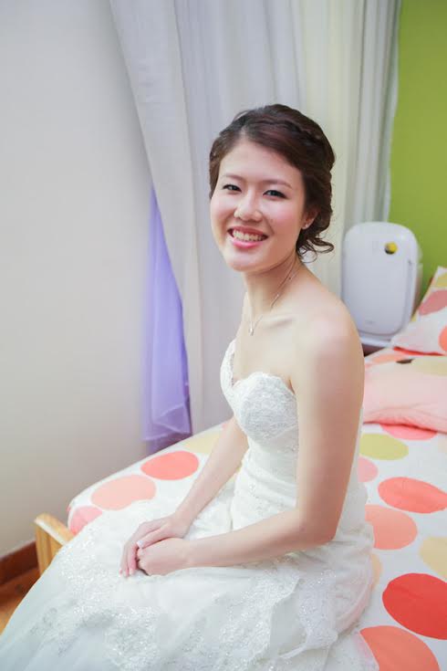Karis Chiu Makeup, elegant bride